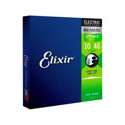 Encordoamento Guitarra .010 Light Elixir Optiweb