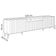 Rack Para Sala de Estar TV 75 Pol 4 Portas Brise Pés Industrial Preto Alef I03 Musgo - Lyam Decor