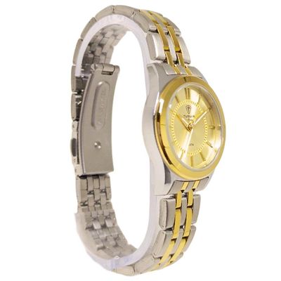 Relógio Tuguir Feminino Ref: Tgi37134 Aço Clássico Bicolor