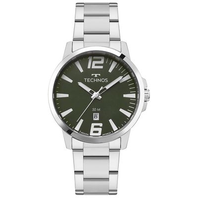 Relógio Technos Masculino Ref: 2115ucn/1v Racer Prateado
