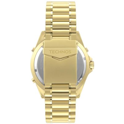 Relógio Technos Masculino Ref: Wt205fln/4p Skydiver Anadigi Dourado