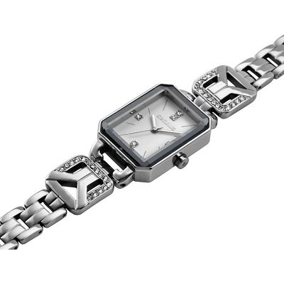 Relógio Seculus Feminino Ref: 23736l0svnb2 Retangular Bracelete Dourado