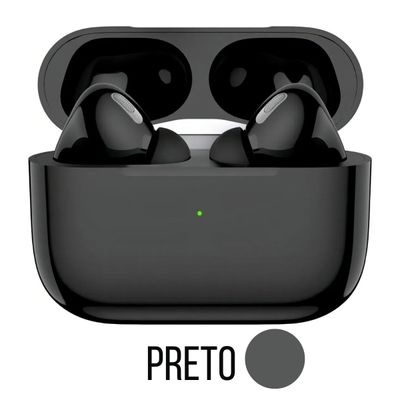 Fones Borrachinha Wireless Pretos 3 Tamanhos P M G Ajuste Perfeito