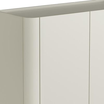 Aparador Buffet Para Sala de Jantar 2 Portas Pés Industrial Dourado Naim I03 Luna - Lyam Decor