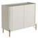 Aparador Buffet Para Sala de Jantar 2 Portas Pés Industrial Dourado Naim I03 Luna - Lyam Decor