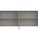 Buffet Sala de Jantar 4 Portas Brise 1 Gaveta Pés Industrial Dourado Naim I03 Grigio - Lyam