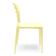 Cadeira Para Cozinha Área Gourmet Jardim Empilhável Larsen P03 Amarelo - Lyam Decor