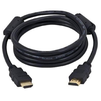 Cabo HDMI V.2.0 3D 4K Ultra HD 6mm Preto - 1.8 Mts