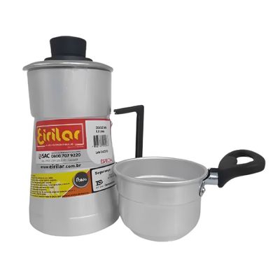Mini Cuscuzeiro Alumínio  - Eirilar