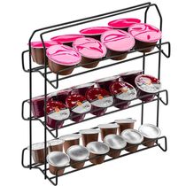 Porta Cápsulas De Café Três Corações Dolce Gusto Nespresso Suporte Preto Fosco Libérica Schmitt