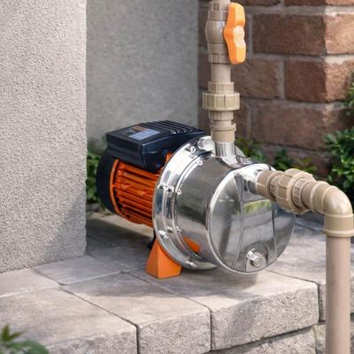 Bomba D’água Elétrica Autoaspirante Inox Tramontina BTA07i Motobomba Transferir Reforçar Irrigação Bivolt