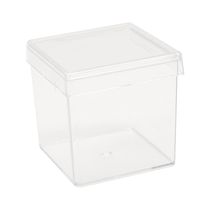 Caixa Acrílica Pop Festta com Tampa 4x4cm com 10 Unidades