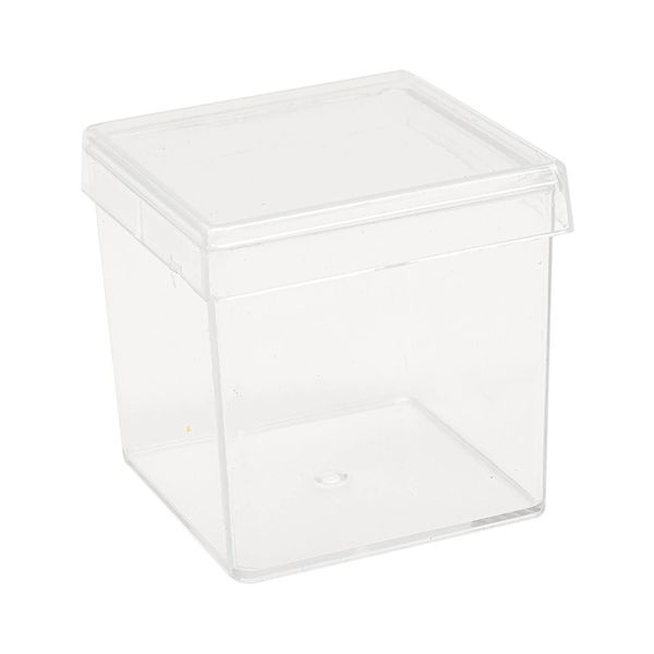 Caixa Acrílica Pop Festta com Tampa 4x4cm com 10 Unidades