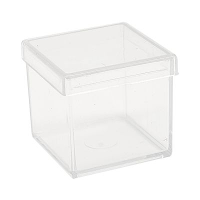 Caixa Acrílica Pop Festta com Tampa 4x4cm com 10 Unidades