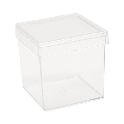 Caixa Acrílica Pop Festta com Tampa 4x4cm com 10 Unidades