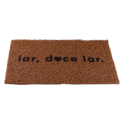 Capacho em Vinil Euro Sweet Home Liso 30x50x1cm