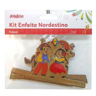 Kit Enfeite Nordestino 7cm CV245256 PlayFun