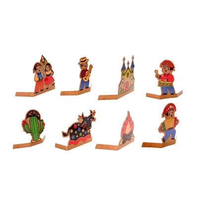 Kit Enfeite Nordestino 7cm CV245256 PlayFun