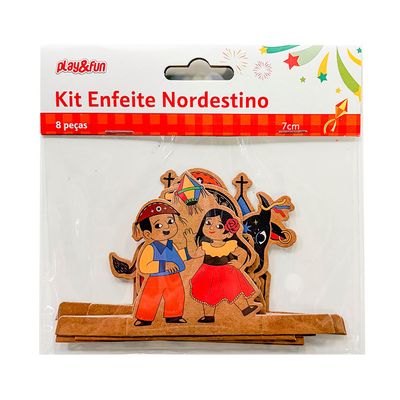 Kit Enfeite Nordestino 7cm CV245256 PlayFun