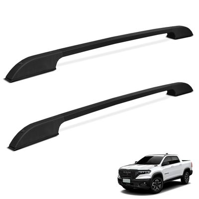 Rack de Teto Longarina Rampage 2023 a 2025 Colado Aluminio Preto