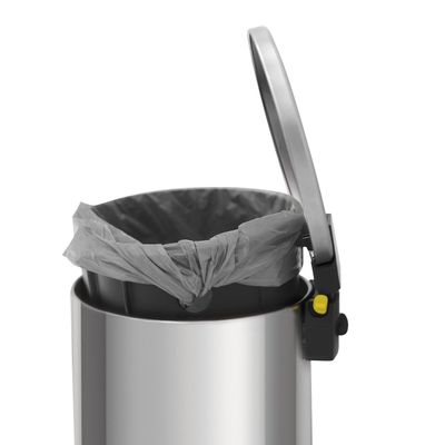 Lixeira Loop Aço Inox Polido Balde Interno e Pedal 3 Litros - Tramontina 94547/003