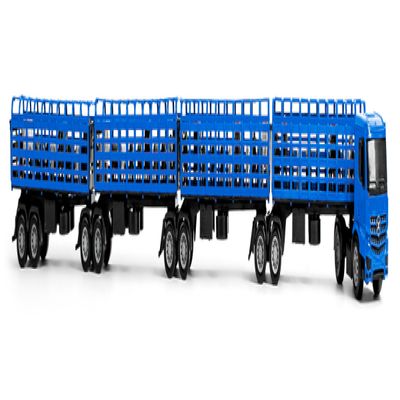 Caminhão Brinquedo Superfrota Quadritrem Boiadeiro Cor Sortido - Poliplac 8451