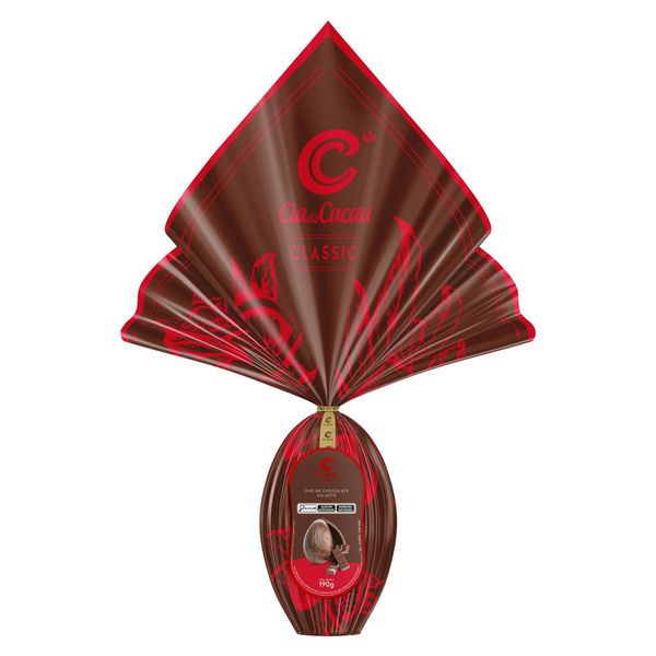 Ovo de Páscoa Cia do Cacau Leite 190g