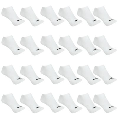Kit 24 Pares de Meia Puma Logo 39-43 / Branco