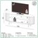 Rack Para Sala de Estar TV 60 Pol Orgânico 180cm Penina D03 Freijó Preto Fosco - Lyam Decor