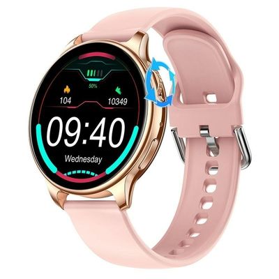 Relógio Inteligente Smartch 87629 à Prova D'água Rosa Com Caixa Original