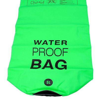 Bolsa Mochila Impermeavel Saco Estanque 5 Litros Camping Bag Verde