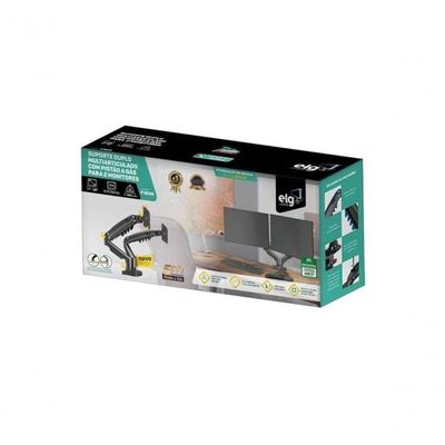 Suporte Para Monitor Articulado De Mesa 17-35" 2m Elg F160n