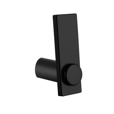 Porta Papel Higiênico Para Banheiro Preto Fosco Patmos Grego Metal