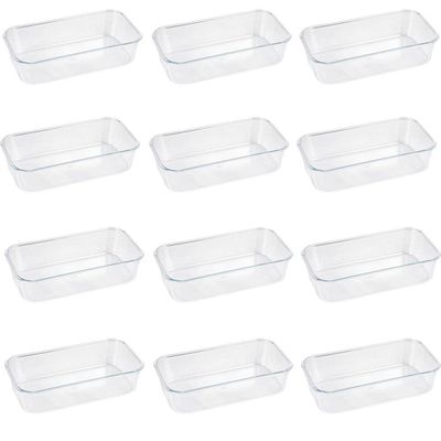 Banheira Cristal P Retangular 200ml Kit 12 Unidades