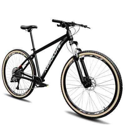 Bicicleta Aro 29 Absolute Nero 5 12v Hollowtech K7 Freio Hidráulico Garfo Trava No Guidão preto Tam: 23