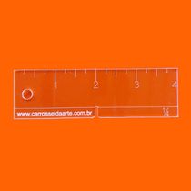 Régua Margem de Costura de 1/4 Cristal