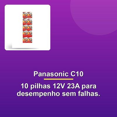 Pilha Alcalina 12v23a Panasonic C-10