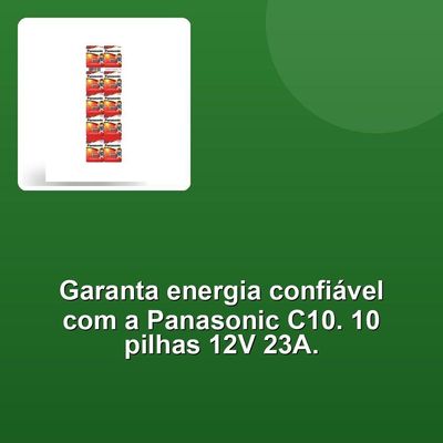 Pilha Alcalina 12v23a Panasonic C-10