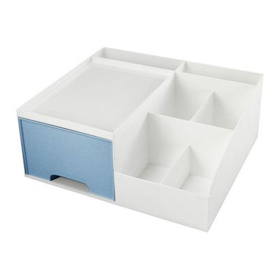 Organizador Multiuso De 1 Gaveta De Mesa Lifestyle Jacki Design Azul