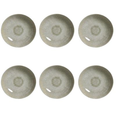 Conjunto De Pratos Fundos 06 Peças Bio Moss Porto Brasil