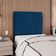Cabeceira Solteiro 100 Cm Com Frame Belgica Suede Azul Marinho Artte Azul Marinho