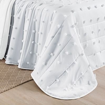 Cobre Leito Poppy Queen 03 Peças - Branco