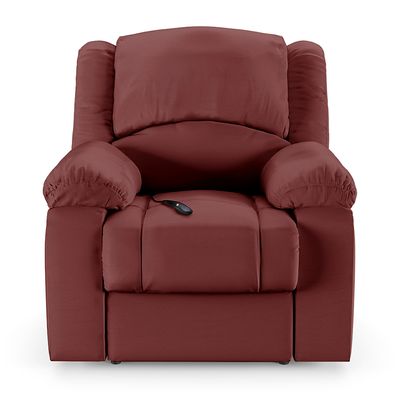 Poltrona do Papai Reclinável Melim Controle Power Elétrico PU Vermelho FH1 - D'Rossi