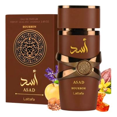 Eau de Parfum Bourbon Lattafa 100ml Amadeirado
