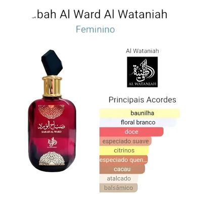 Al Wataniah Sabah Al Ward 100ml Feminino