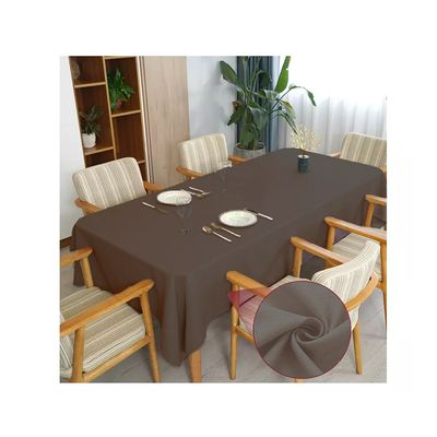 Toalha de mesa 10 Lugares Retangular Rústico 3,00m Tabaco