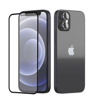 Kit Full Protection para iPhone 12 Mini - Película de Vidro + Protetor de Lente 9H - Gshield