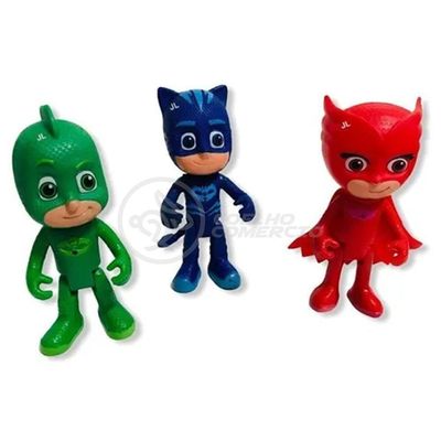Kit 3 Bonecos Pjmasks Grandes 14Cm