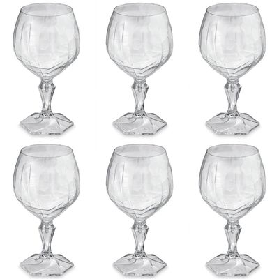 Conjunto 6 Taças Água Suco 350ml UZ Tango