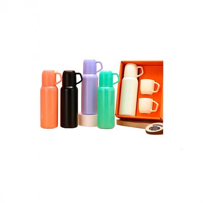 Garrafa Térmica 3 Xícaras Canecas Copo Aço Inox 500ml Cor:Vermelho